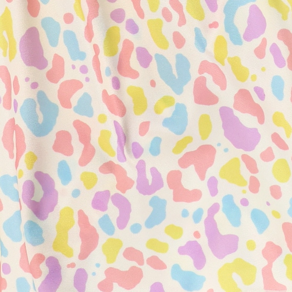 ストレッチアニマルミックスカラーワンピース水着