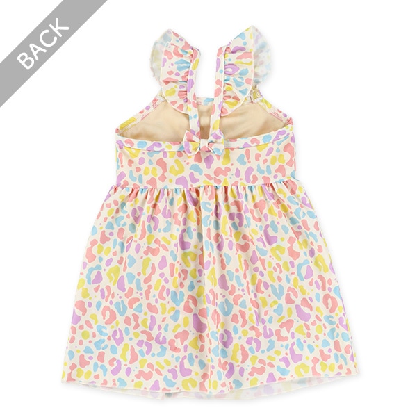 ストレッチアニマルミックスカラーワンピース水着