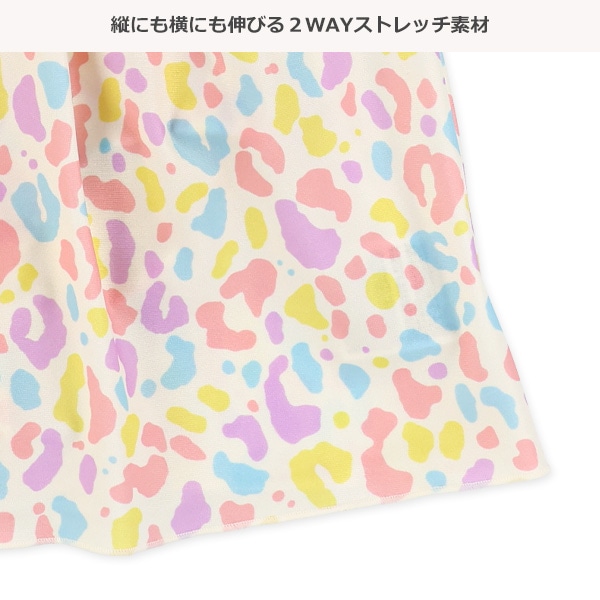 ストレッチアニマルミックスカラーワンピース水着