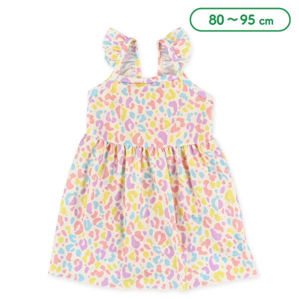 ストレッチアニマルミックスカラーワンピース水着