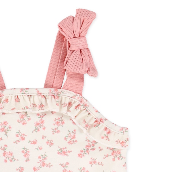 花総柄リボンセパレート水着