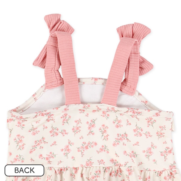 花総柄リボンセパレート水着