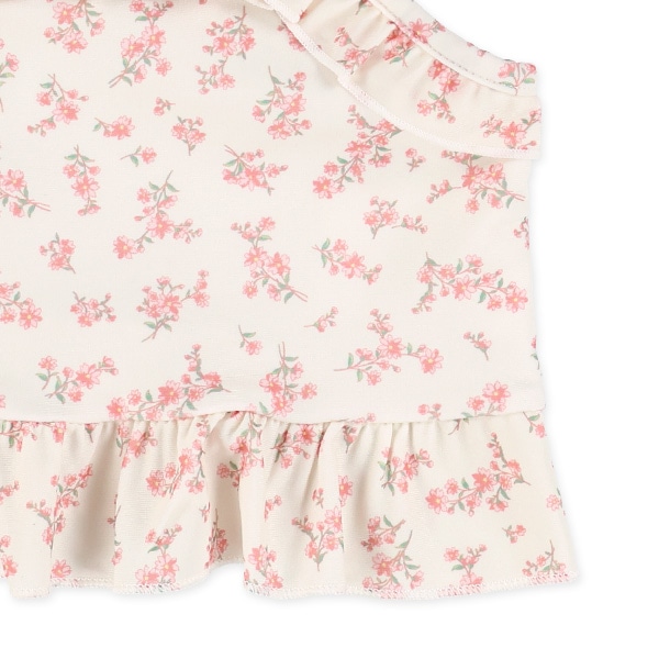 花総柄リボンセパレート水着