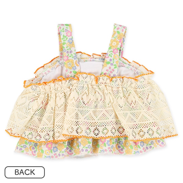 レース花柄セパレート水着