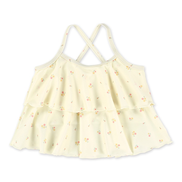 ストレッチ小花柄セパレート水着
