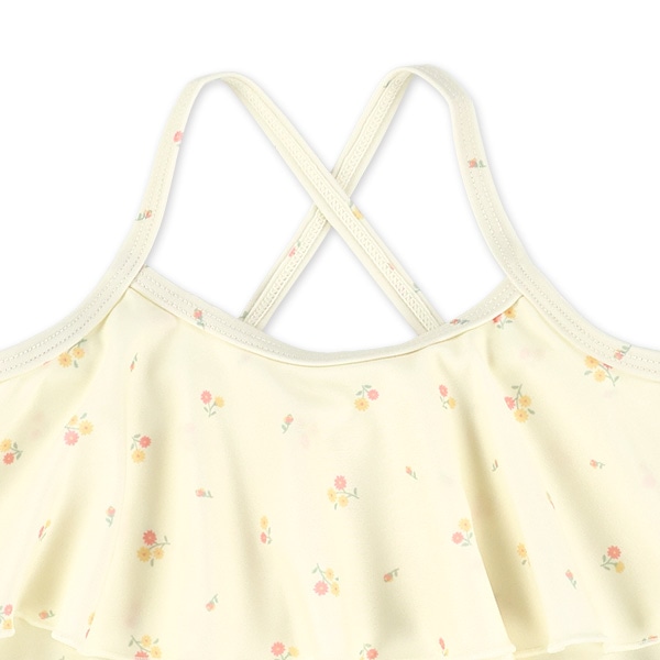 ストレッチ小花柄セパレート水着