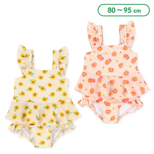 花柄セパレート水着