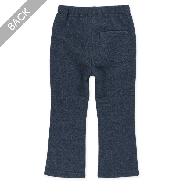 裏起毛膝うさぎアップリケパンツ