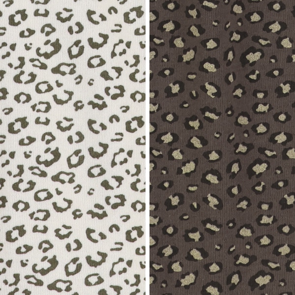 裏起毛ヒョウ柄スウェットパンツ