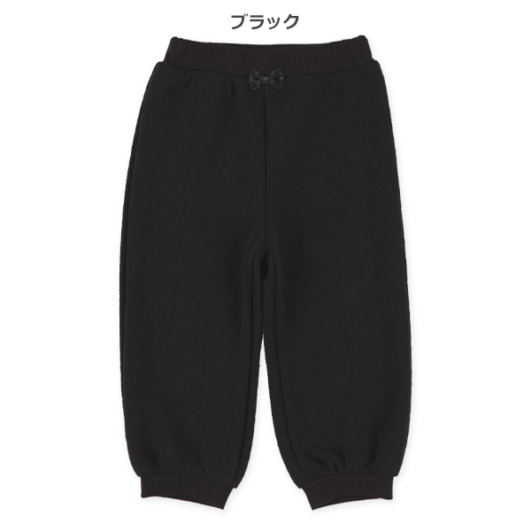 ニットキルトハート柄パンツ