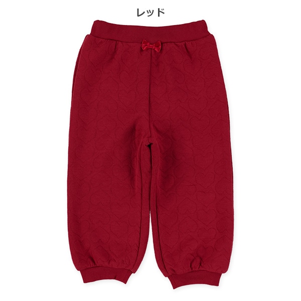 ニットキルトハート柄パンツ
