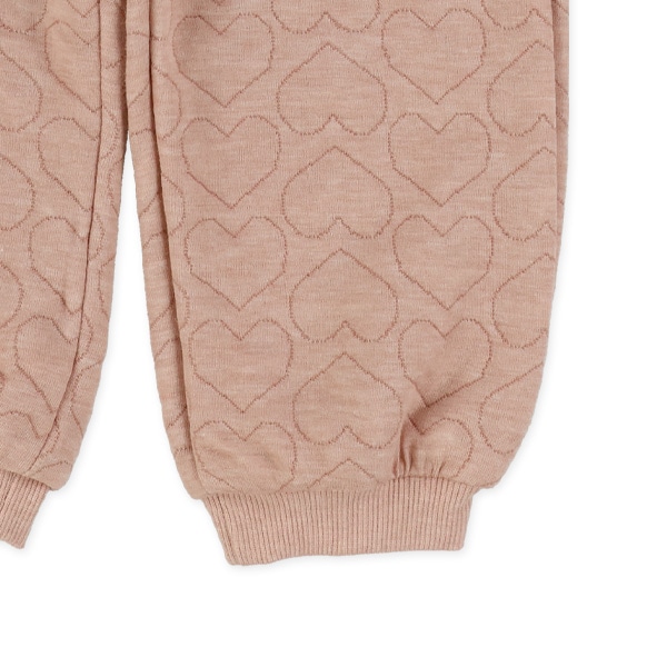 ニットキルトハート柄パンツ