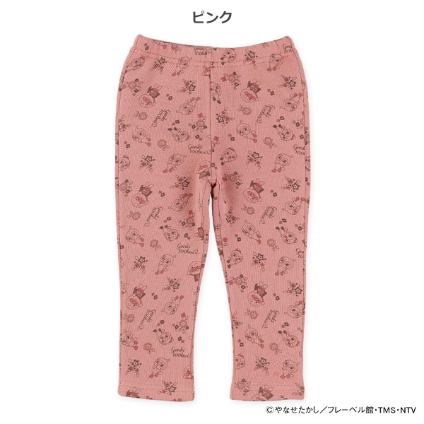 裏起毛総柄パンツ（アンパンマン）