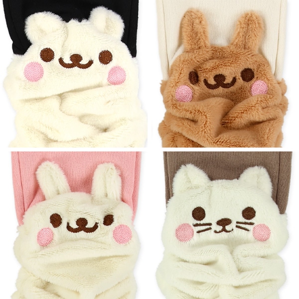 裏起毛ボアアニマルパンツ