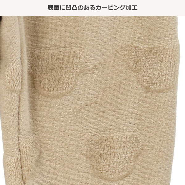 くま柄カービングフリースパンツ