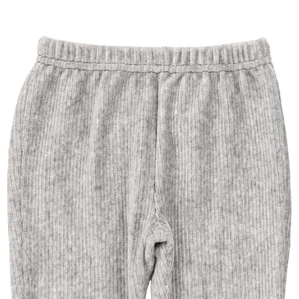 裾フリルニットコールパンツ