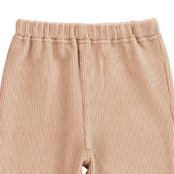 フリル付きニットコールパンツ