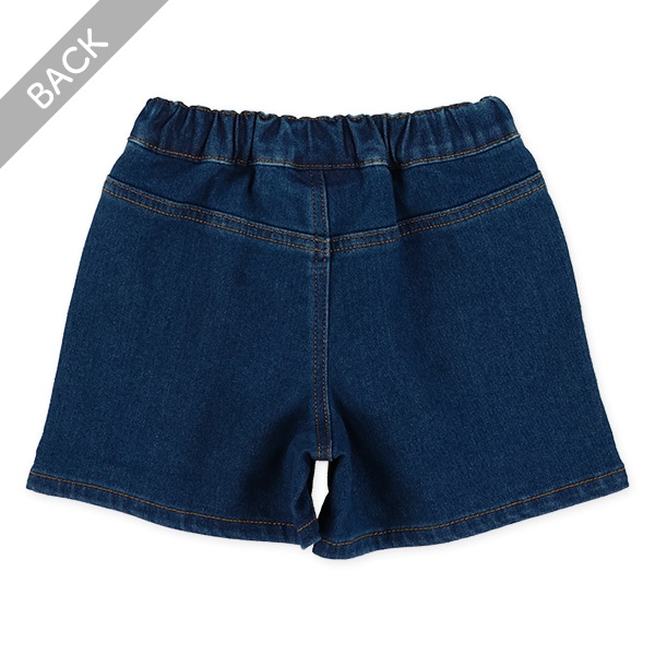 裏パウダー微起毛デニムショートパンツ
