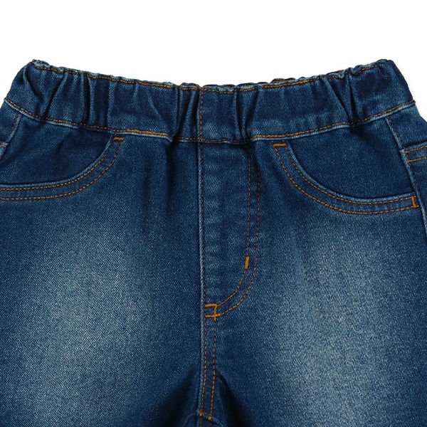 裏パウダー微起毛デニムショートパンツ