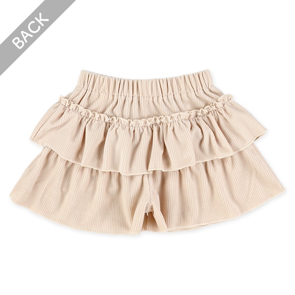 ニットコールベロアキュロットパンツ