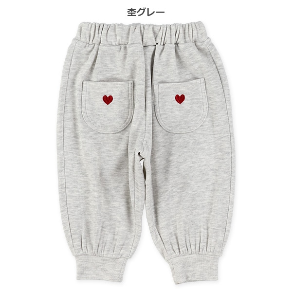 裏起毛柄ポケットサルエルロングパンツ