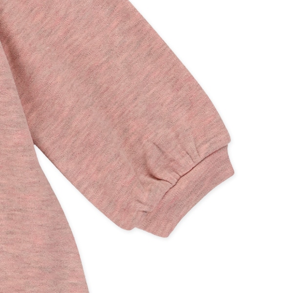 裏起毛くま長袖カバーオール