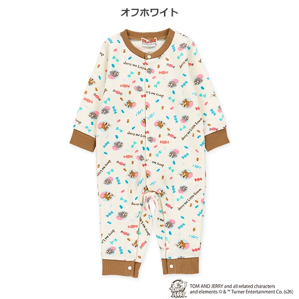 裏起毛長袖カバーオール（トムとジェリー）