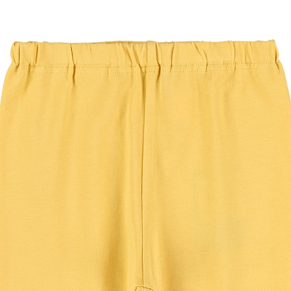 無地ひざ上丈レギンス（ブラック・ピンク・イエロー・ブルー）