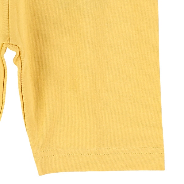 無地ひざ上丈レギンス（ブラック・ピンク・イエロー・ブルー）