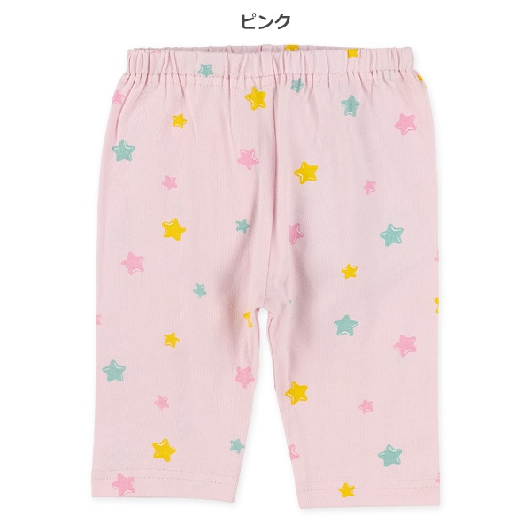 5分丈メルヘン星柄レギンス