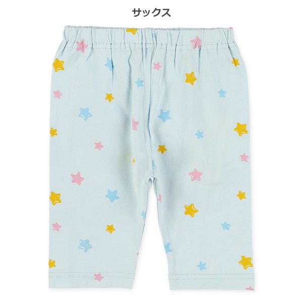 5分丈メルヘン星柄レギンス