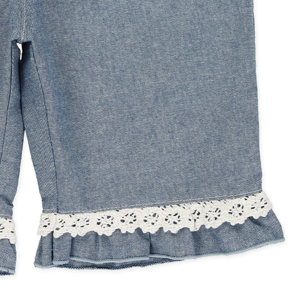 6分丈シャンブレーパンツ