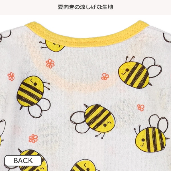 みつばち半袖カバーオール