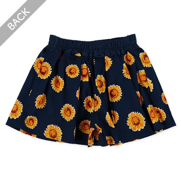 ひまわりリボンキュロットパンツ
