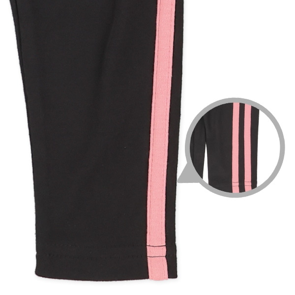 9分丈スムース2ラインレギンス