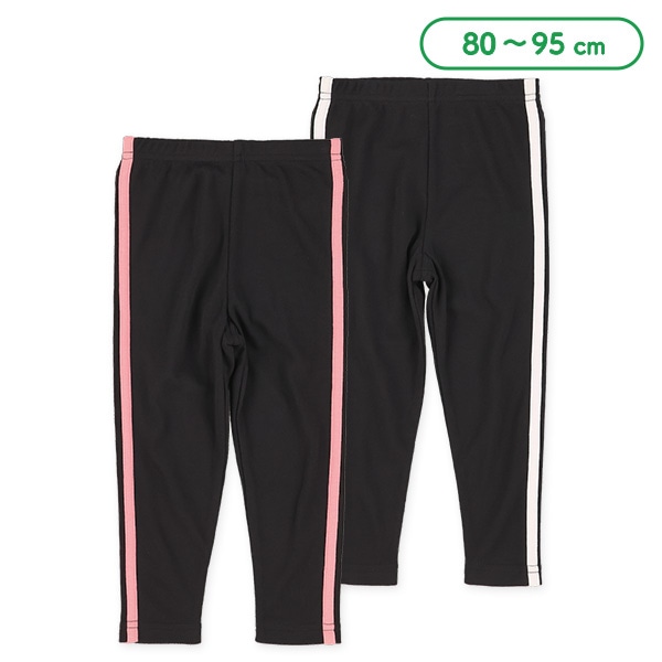 9分丈スムース2ラインレギンス