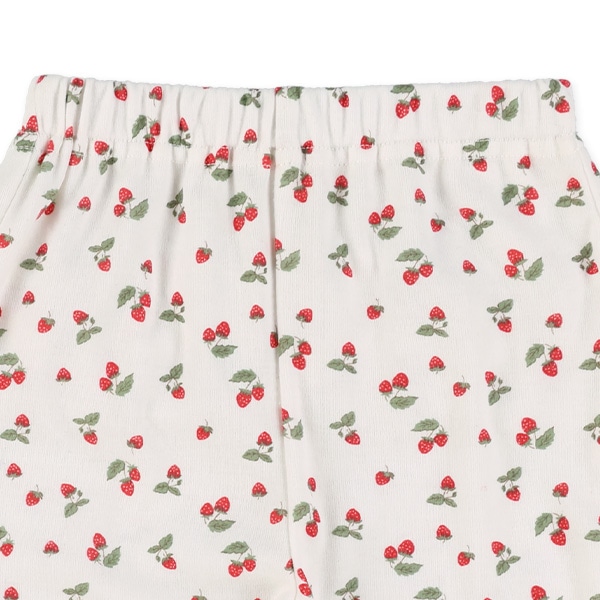 7分丈スムースいちご柄おしりフリルレギンス