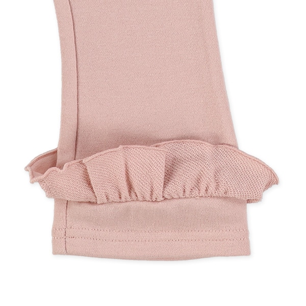 ミニ裏毛裾フリルパンツ