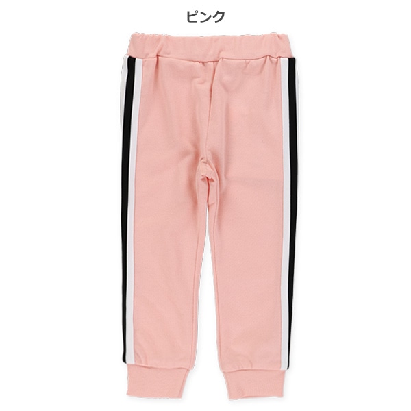 ミニ裏毛2ライン後ろポケットパンツ