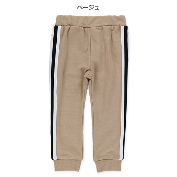 ミニ裏毛2ライン後ろポケットパンツ
