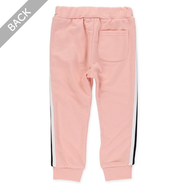 ミニ裏毛2ライン後ろポケットパンツ