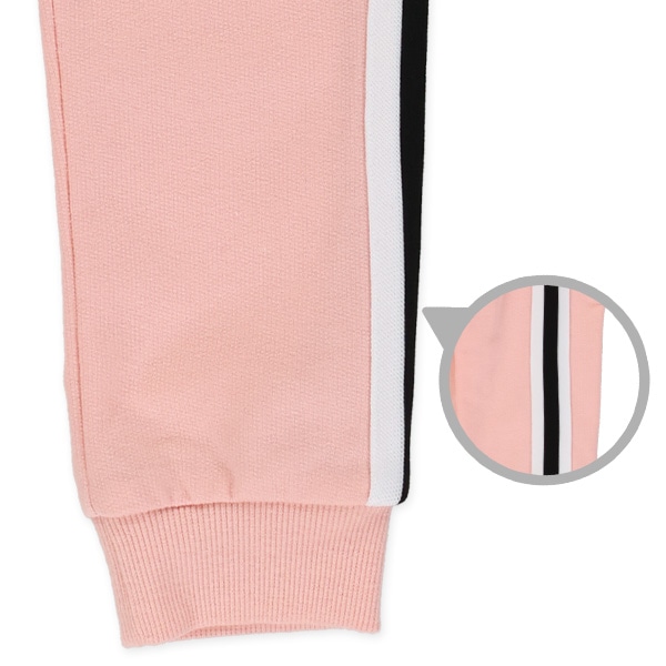 ミニ裏毛2ライン後ろポケットパンツ