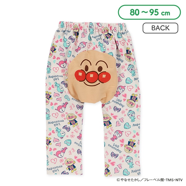 ミニ裏毛モンキーパンツ（アンパンマン）