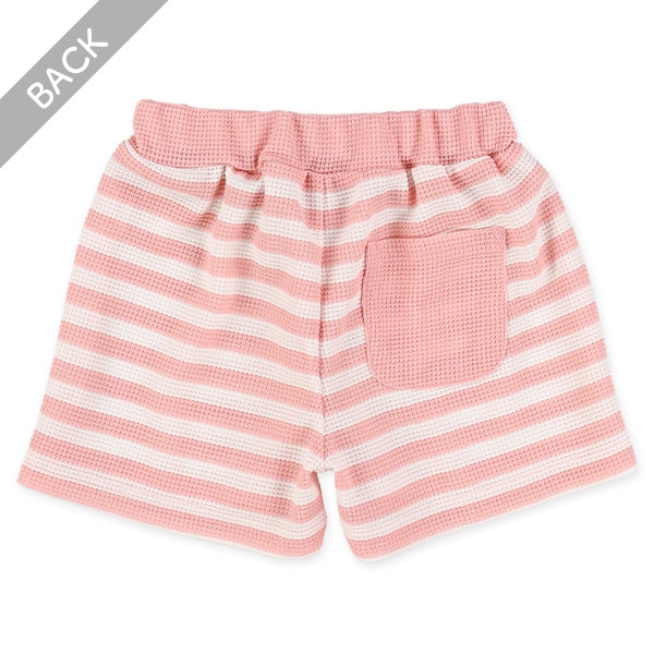 ワッフルボーダーフィットパンツ