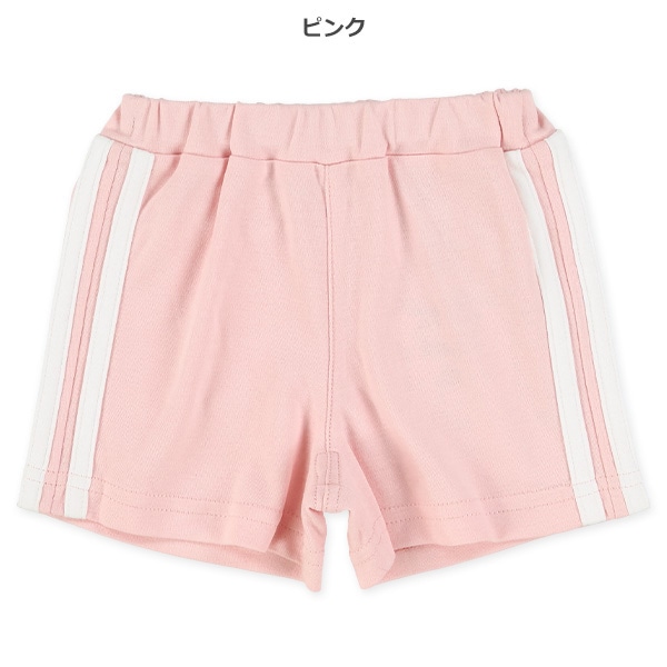 1分丈2ラインスムースショートパンツ