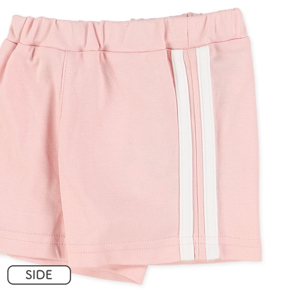 1分丈2ラインスムースショートパンツ