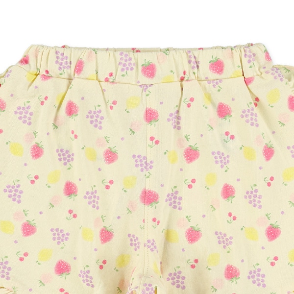 サイドフリル総柄ショートパンツ