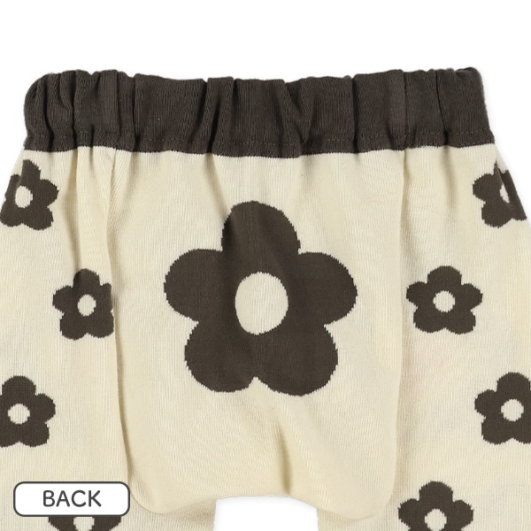 丸編みいぬ・うさぎサルエルレギンス