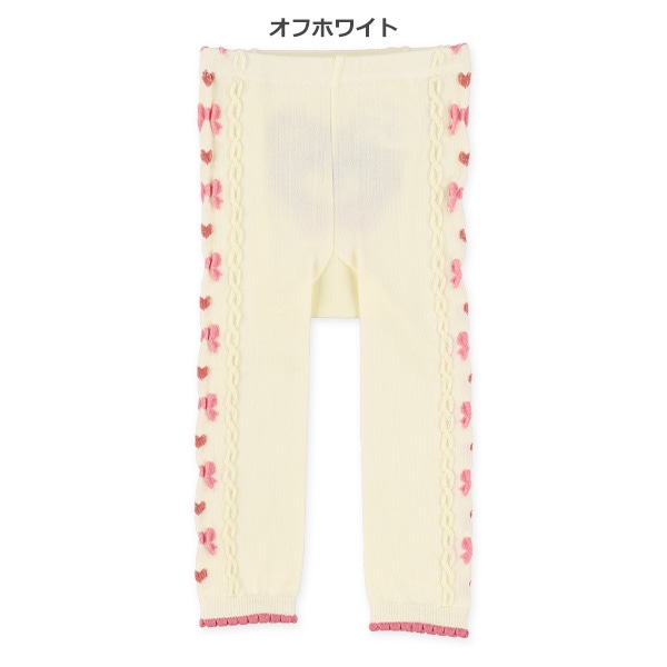 サイドリボンくまスパッツ