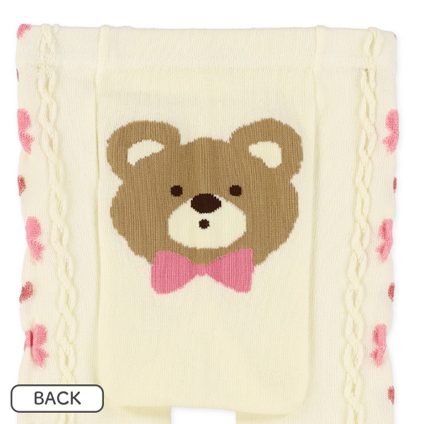 サイドリボンくまスパッツ